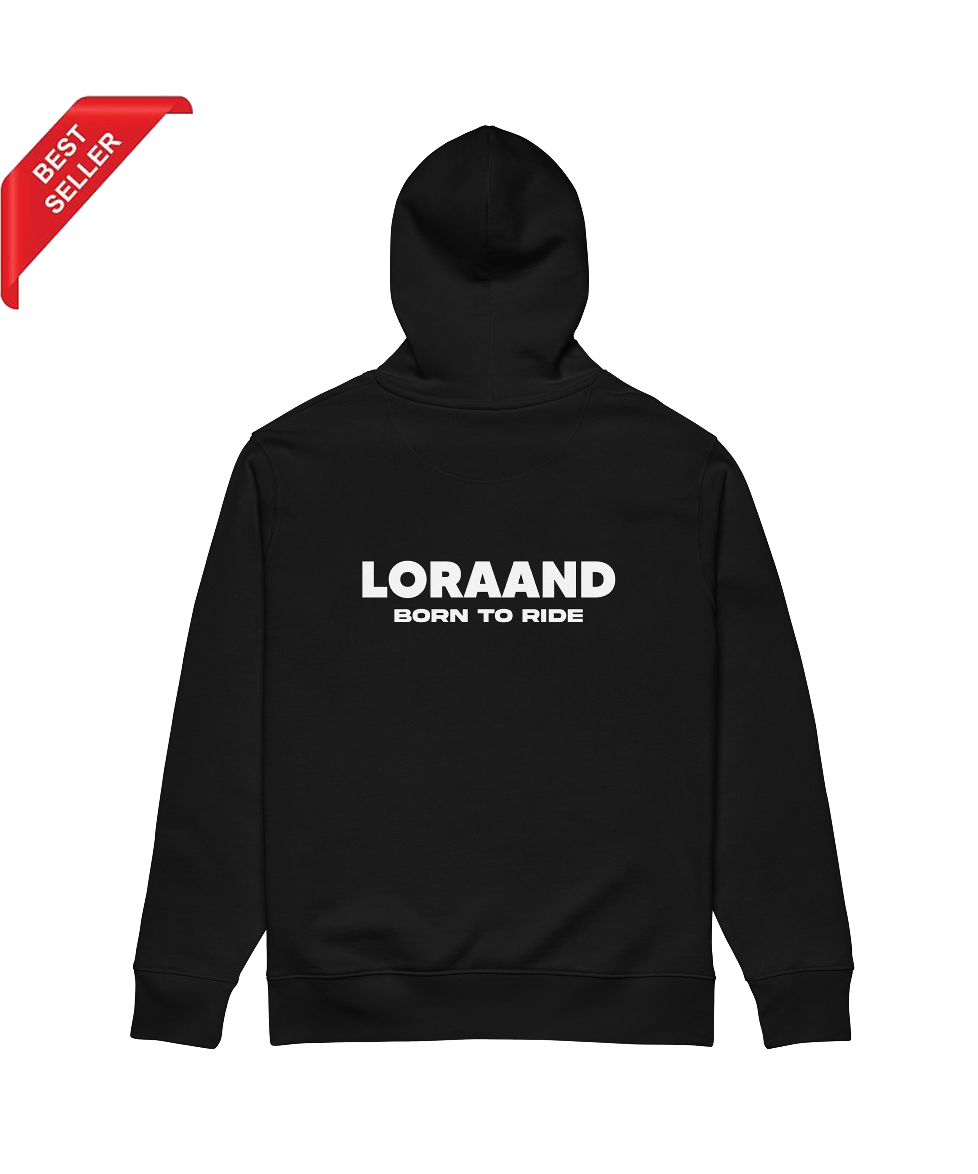 Loraand Born to Ride Hoodie (White Mark)
